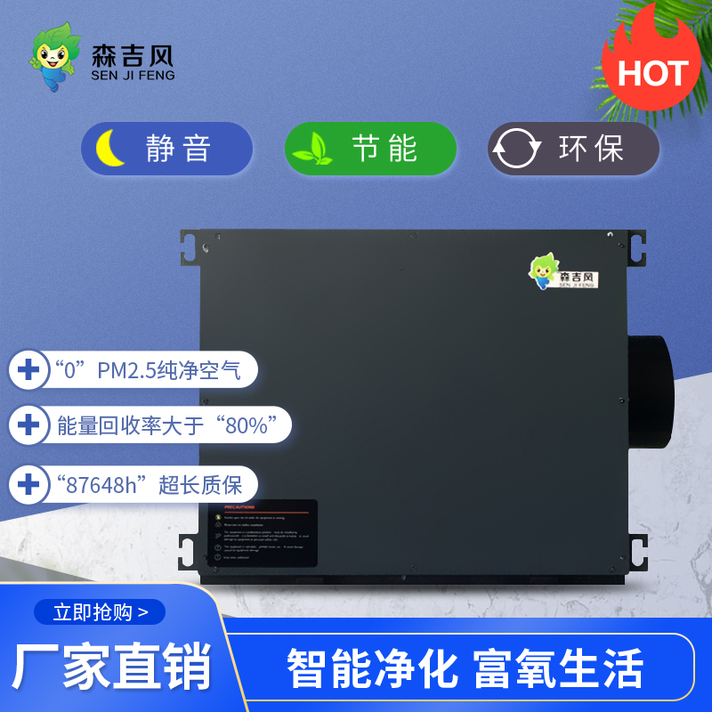 臥式熱回收新風機組